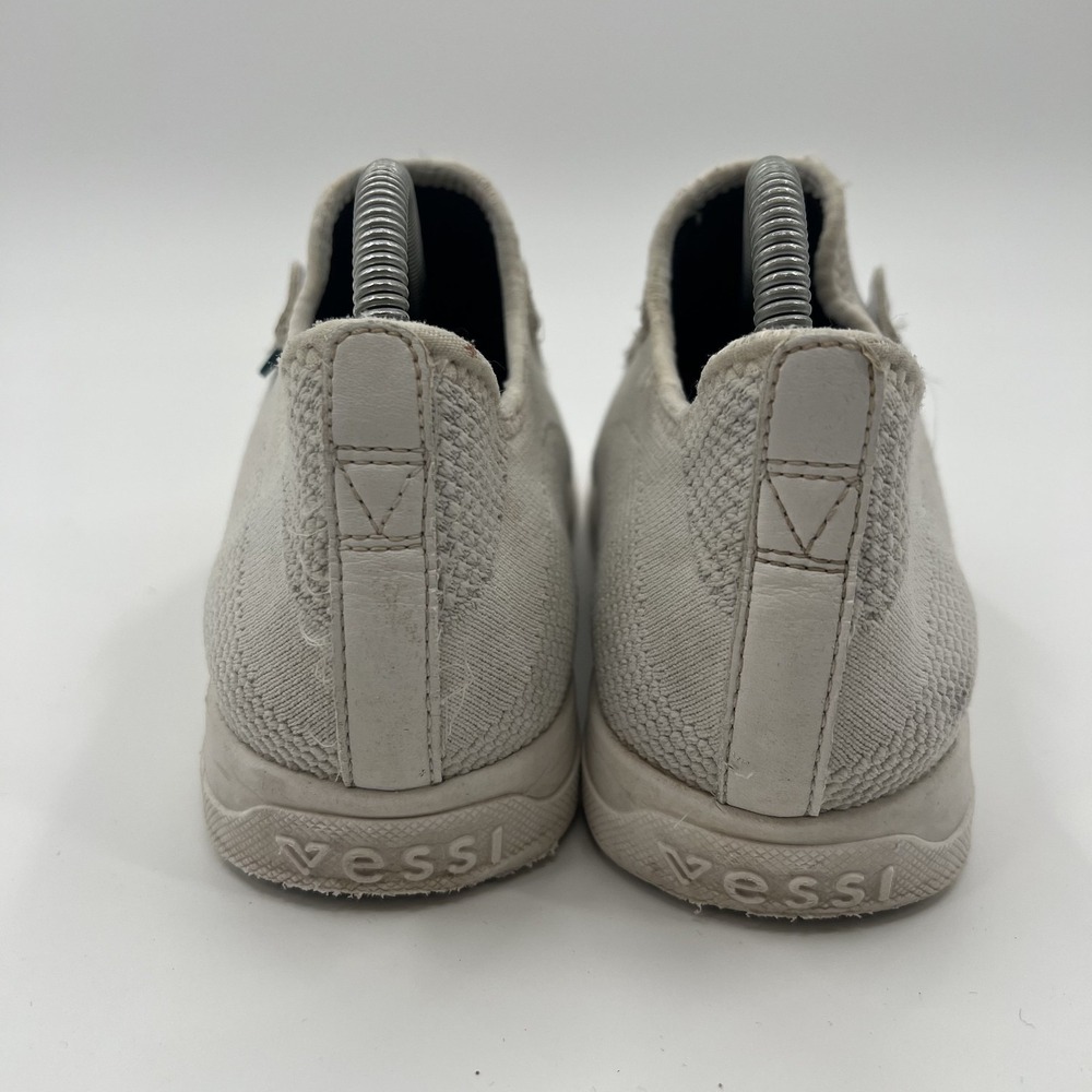Vessi Weekend Womens 8 Waterproof Travel Running Shoes White Comfort *No Laces - Picture 6 of 12